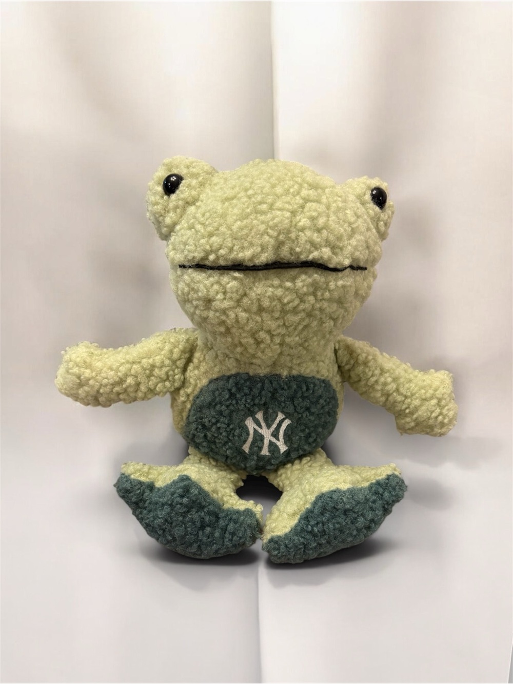 Plush Sherpa Frog New York Yankees - Green